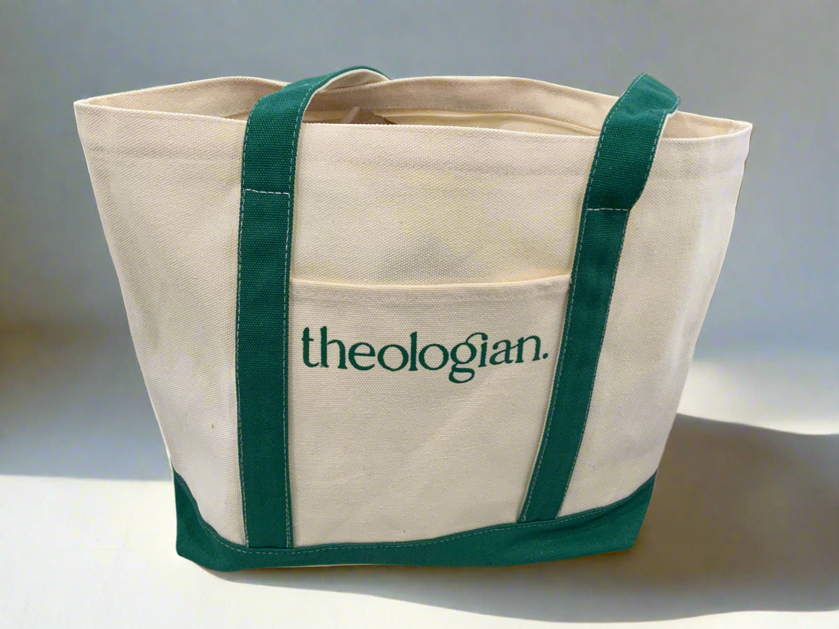 Daily Grace theologian tote