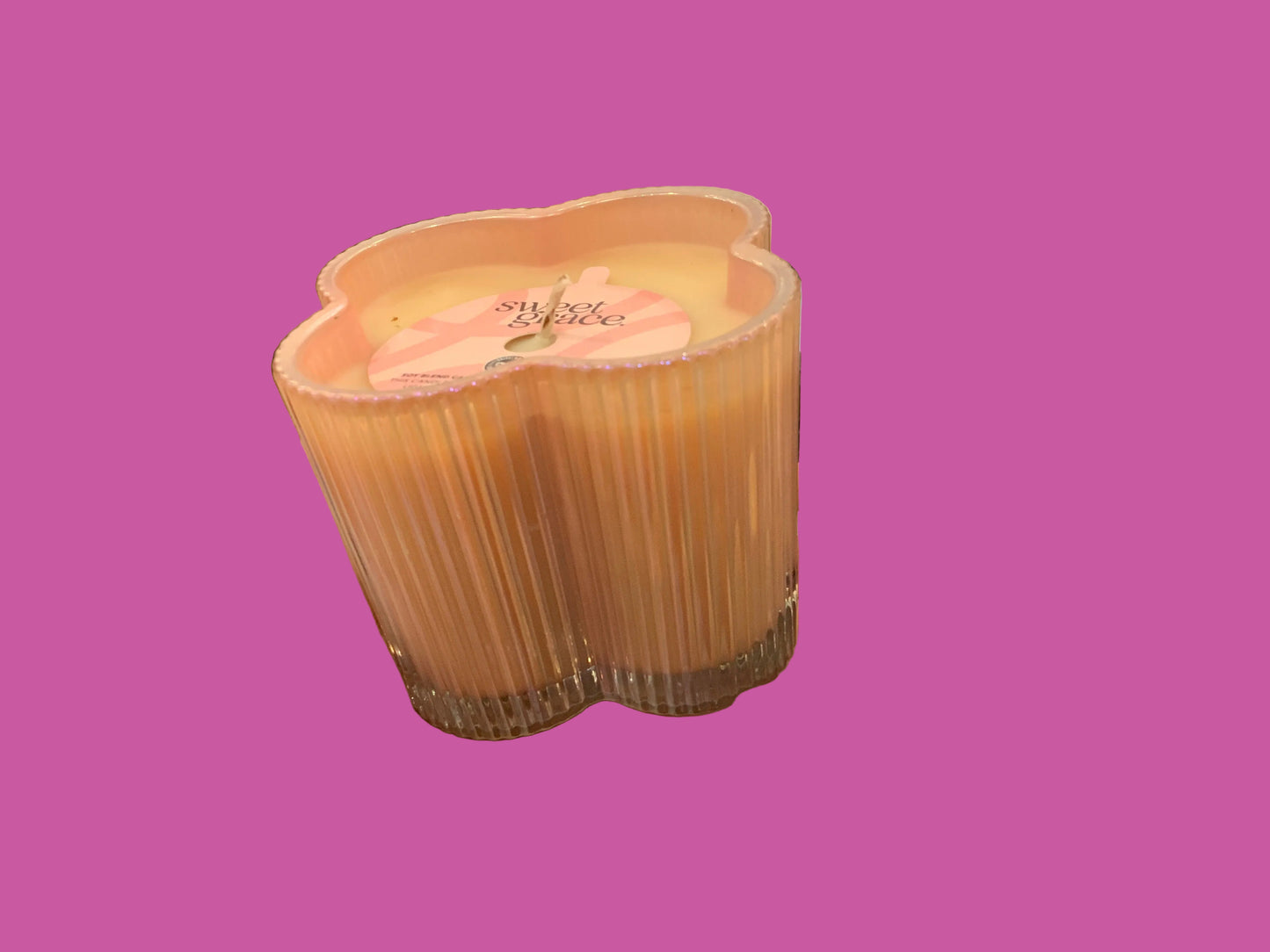 Sweet Grace Clover Pink Candle