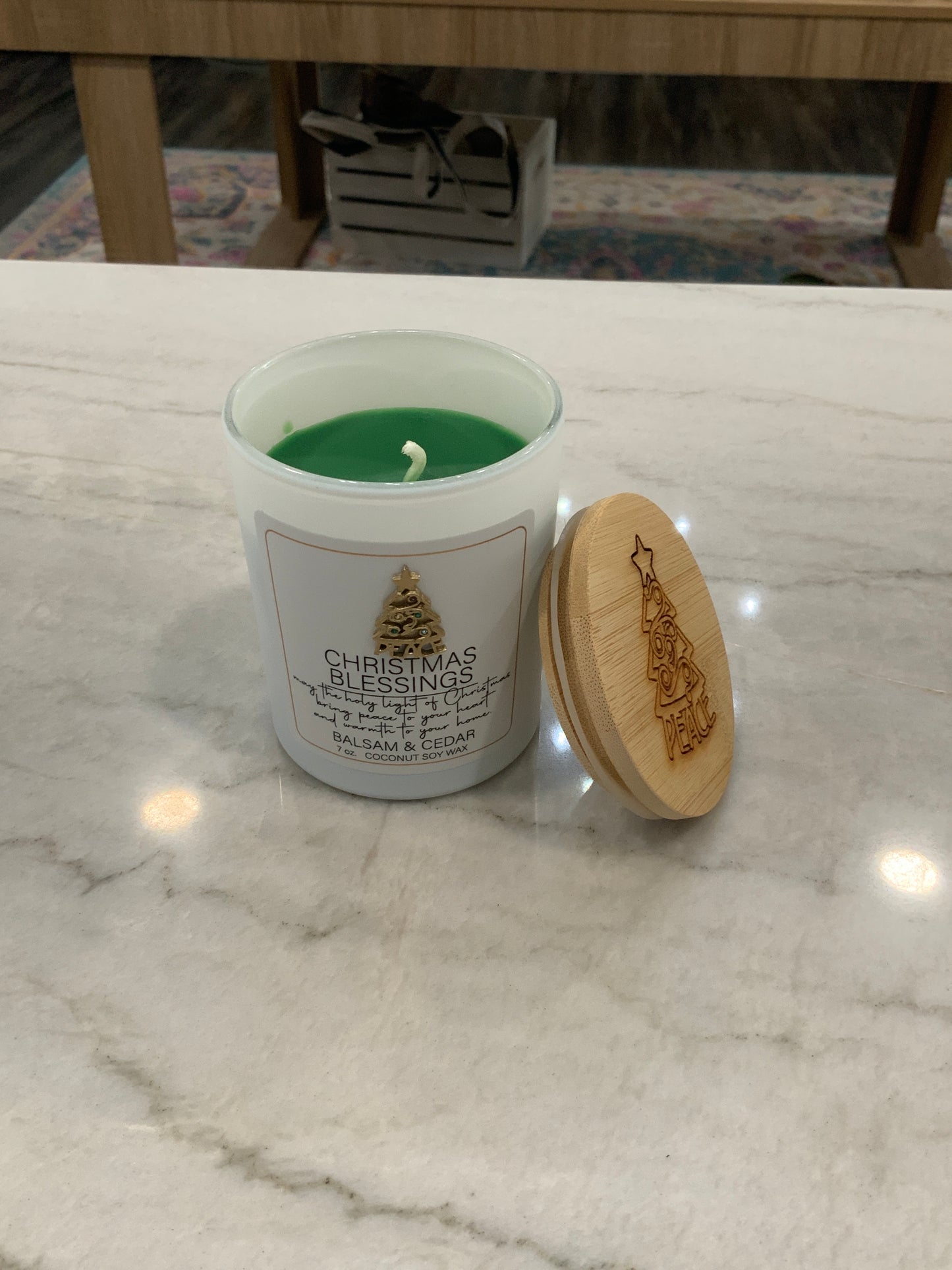 Christmas Blessings Candle
