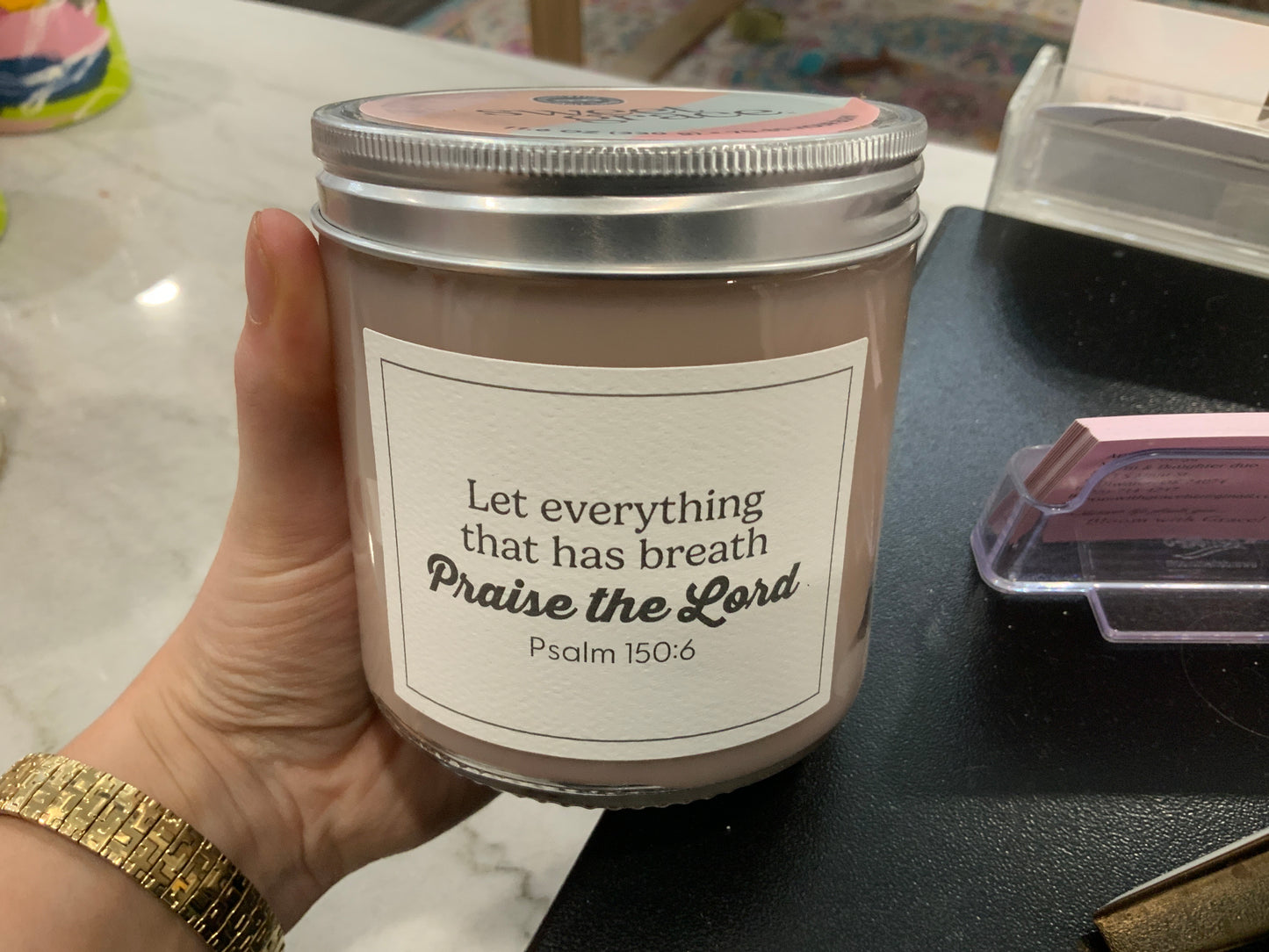 Assorted Bible Verse Sweet Grace Candle