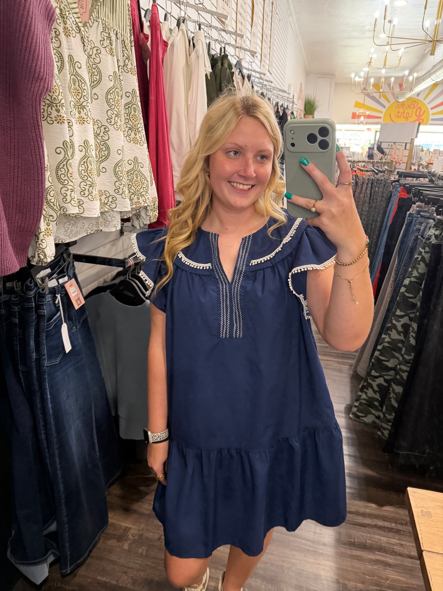 Navy Skies Dress (117)