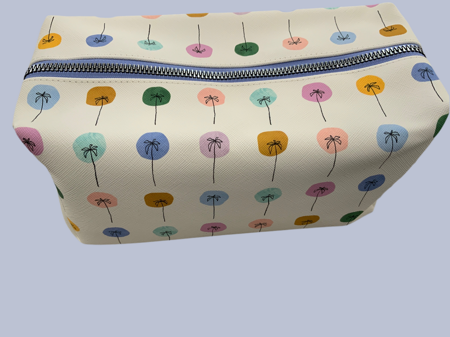 Dotted palms cosmetic pouch