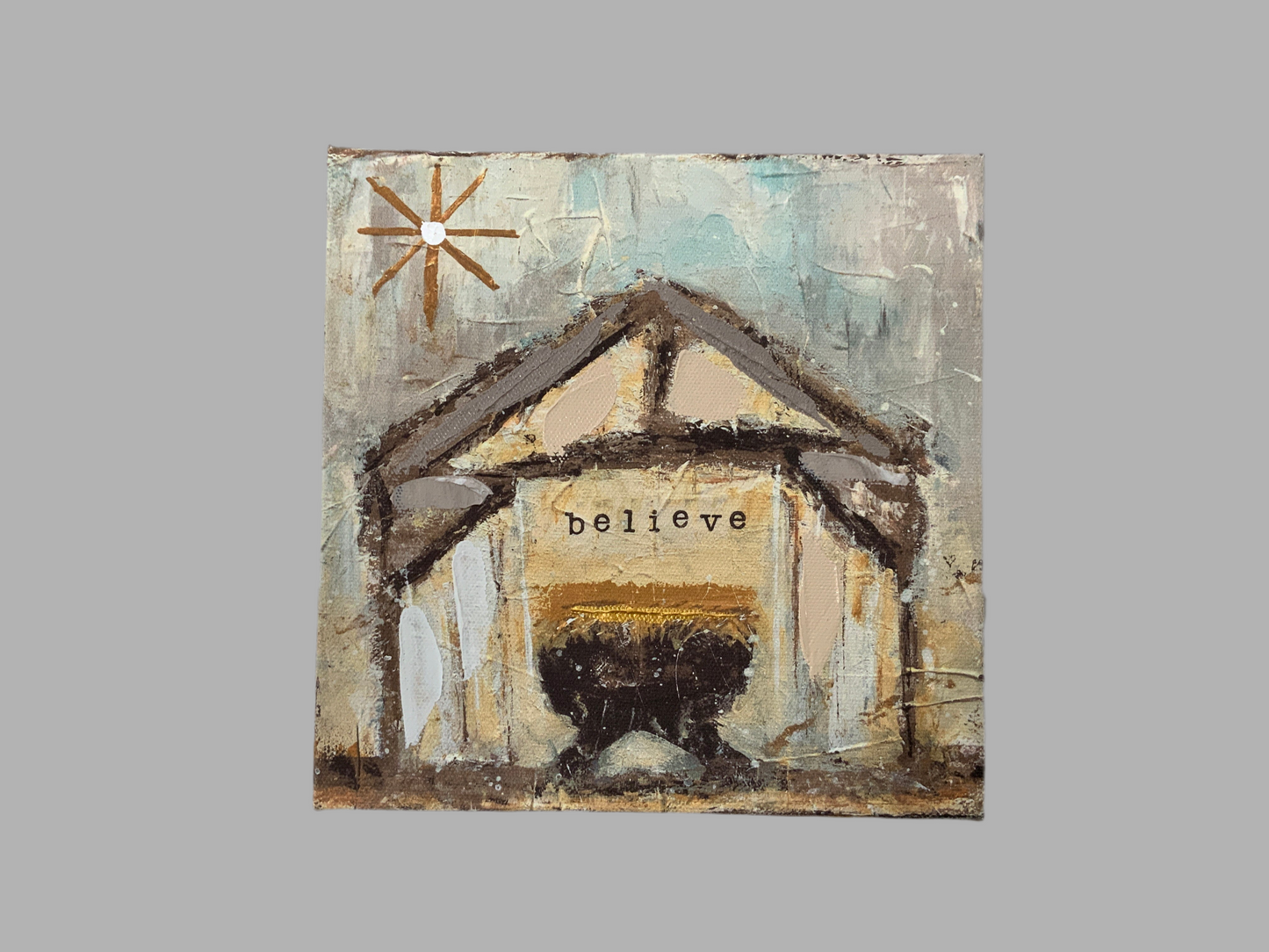 Believe canvas painting
