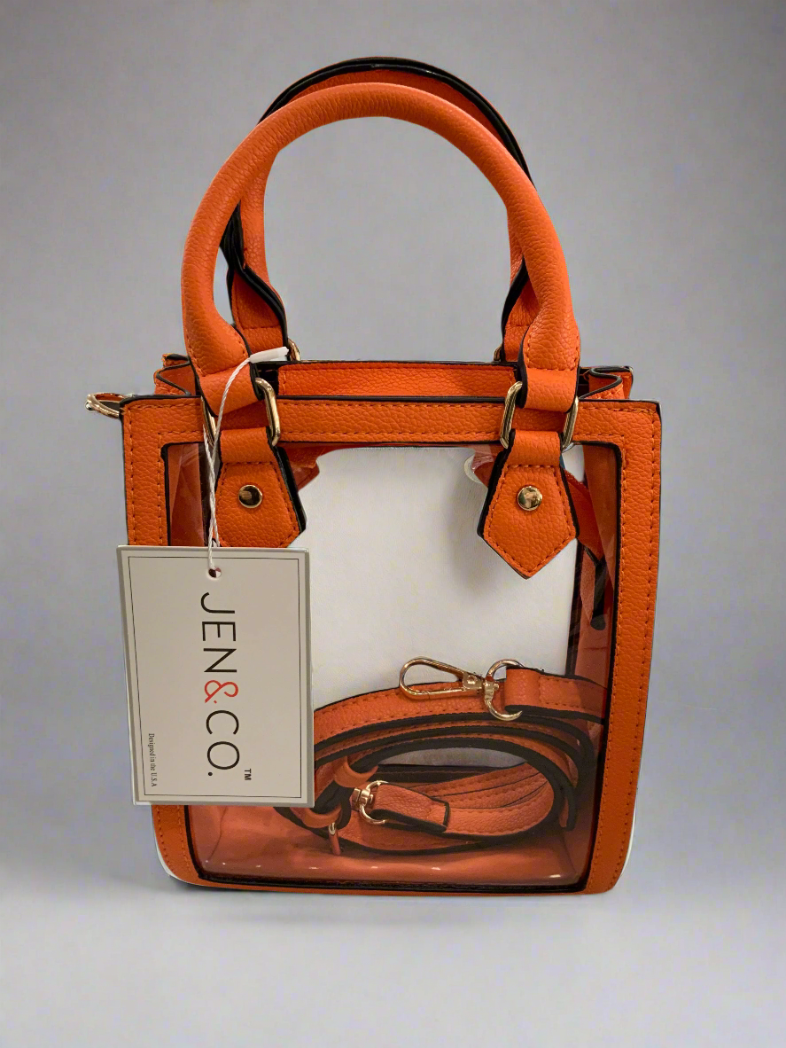 Orange Power Clear Crossbody