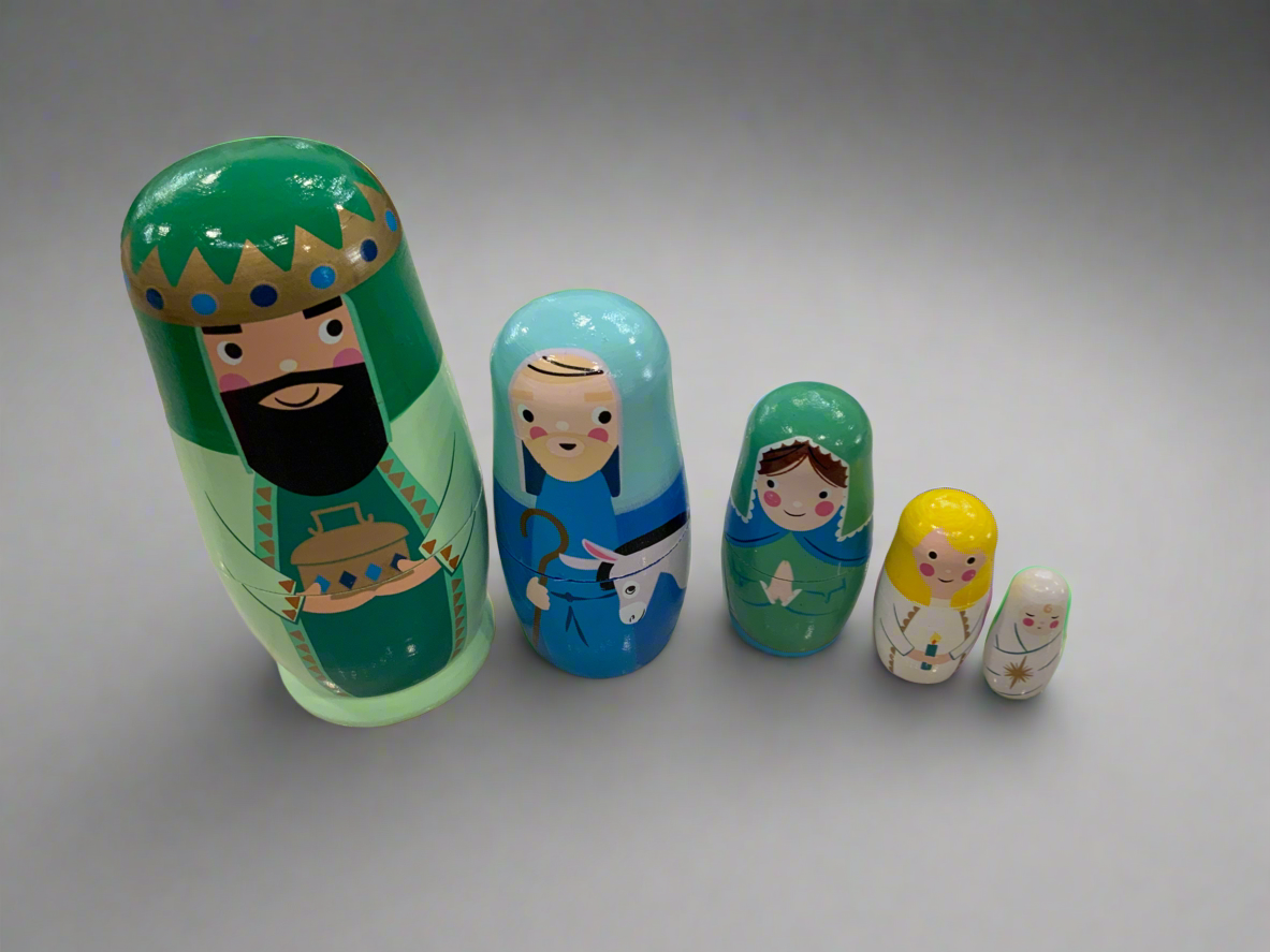 Nativity nesting dolls (set of 5)
