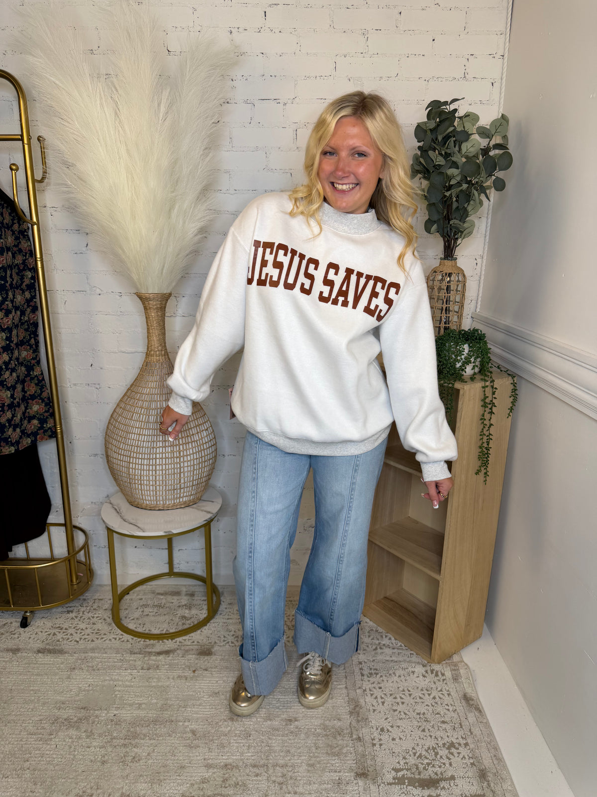 Cross Mock Neck Reversible (117)