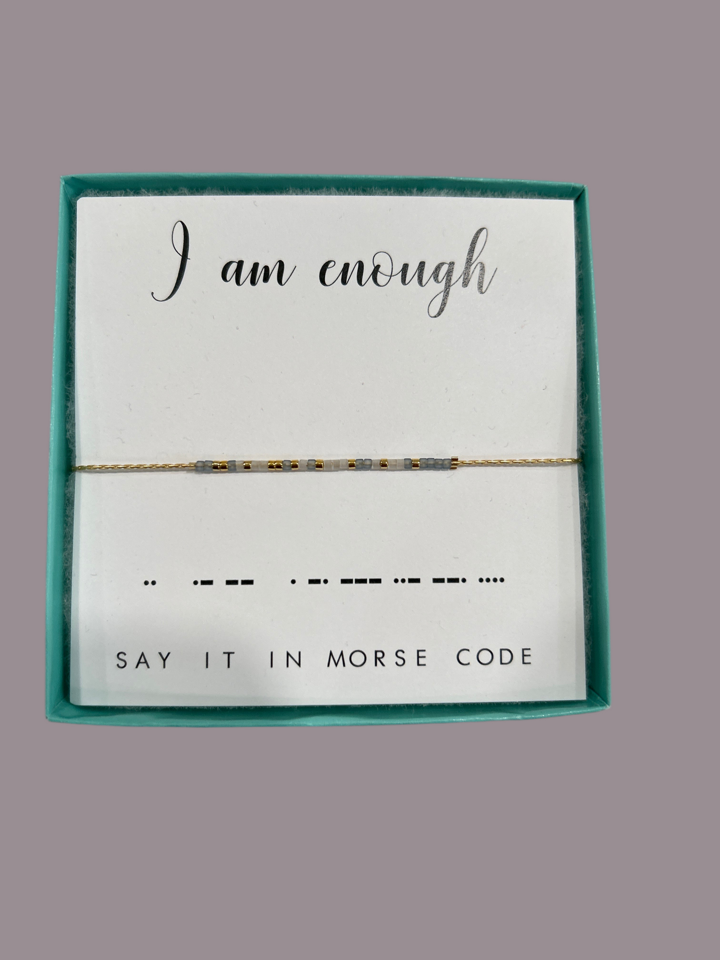 I am Enough Bracelet - Dot & Dash