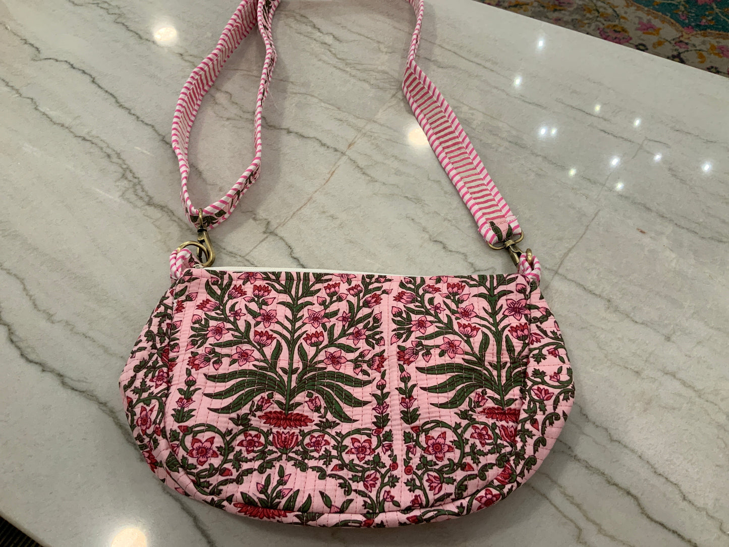 Light Pink Floral Purse