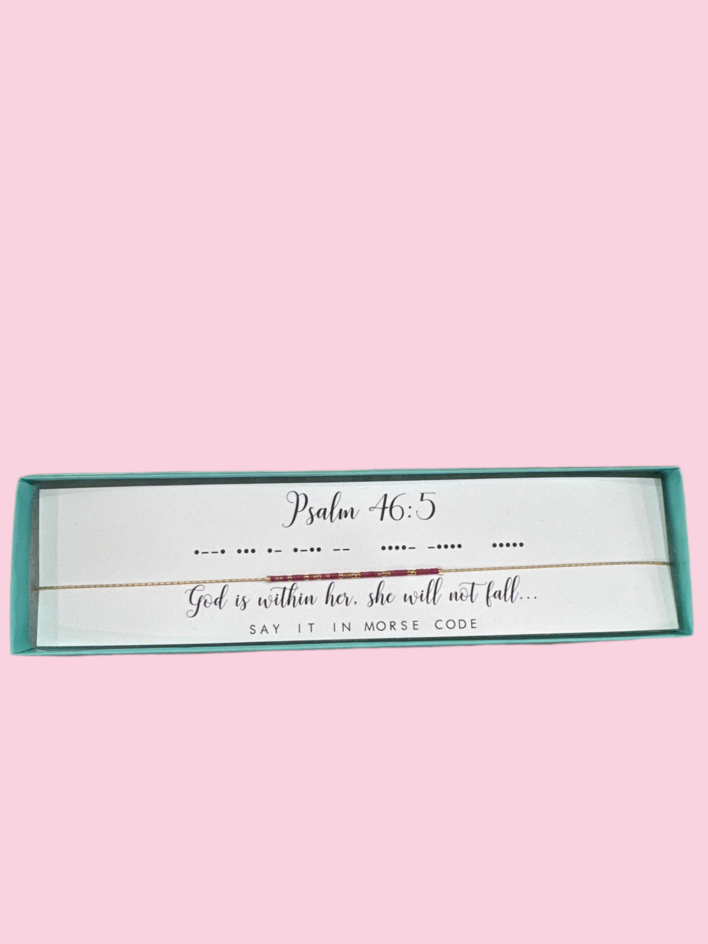 Psalm 46:5 Necklace - Dot & Dash