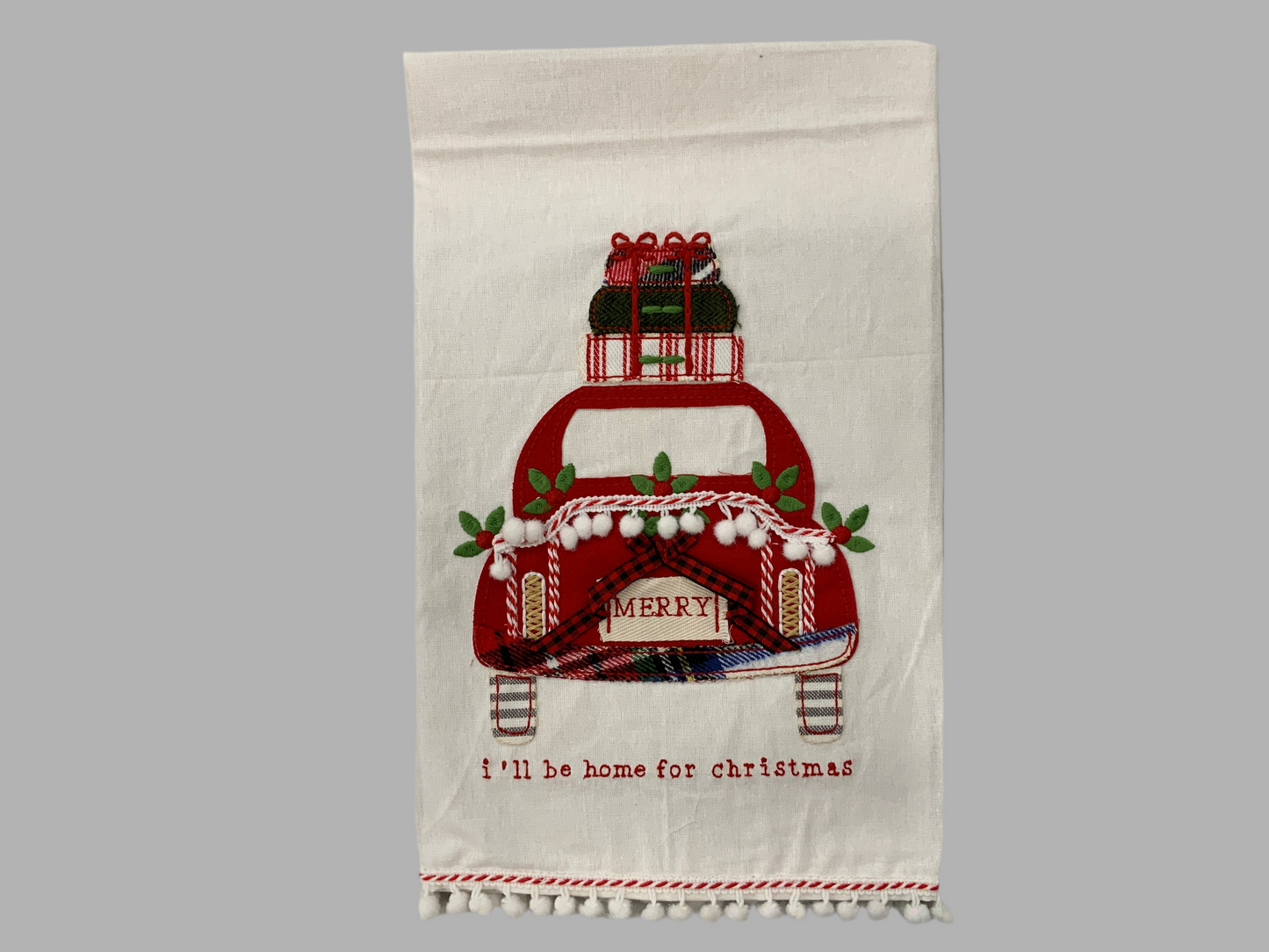 Merry tea towel