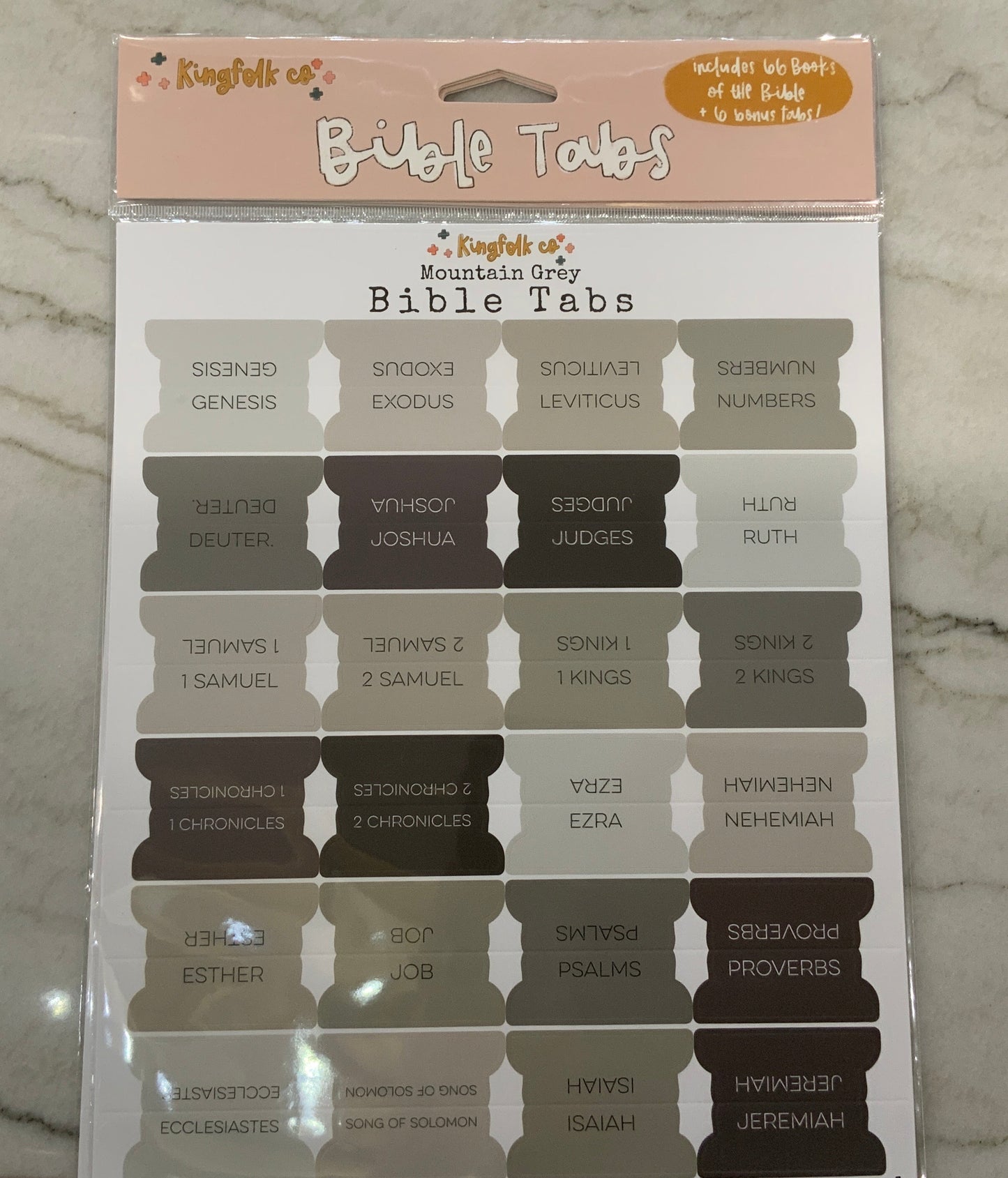 Mountain Grey Bible Tabs