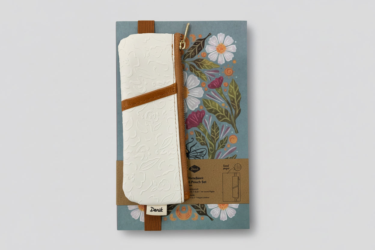 Honeybee journal & Pouch Set
