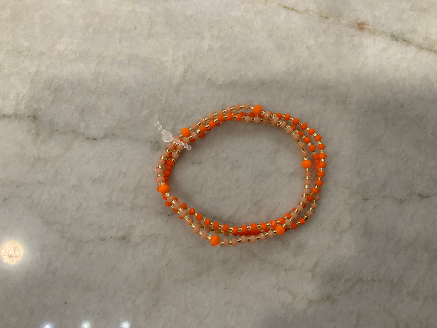 Orange assorted bracelet