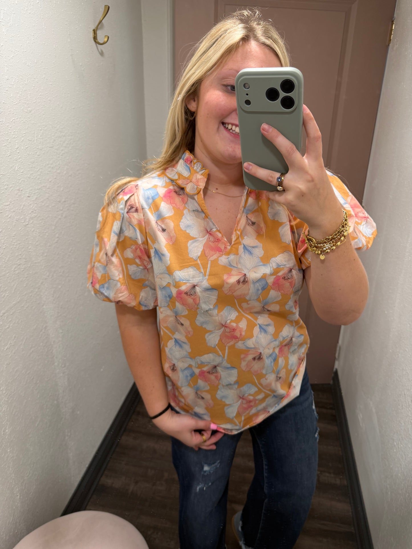 Citrus Blossom Blouse (117)