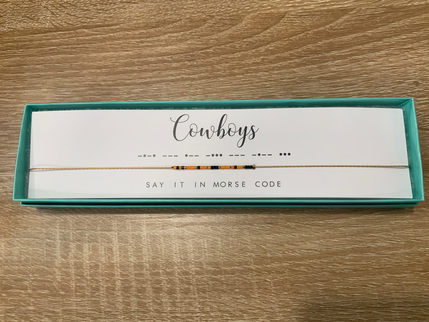 Cowboys Necklace- Dot & Dash