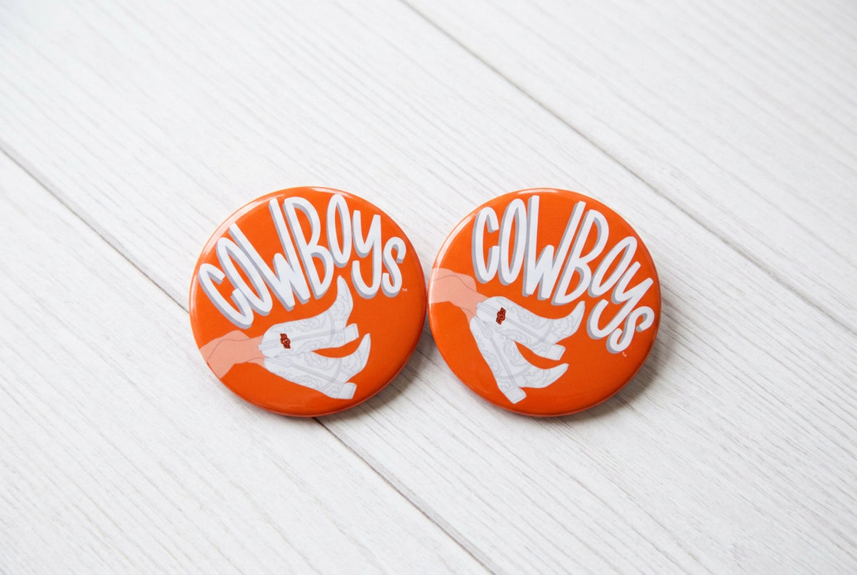 Cowboy Boots Button