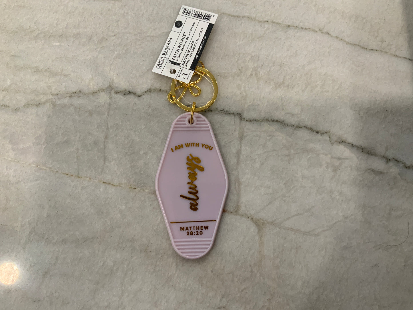 Scripture Key tag Matthew 28:20