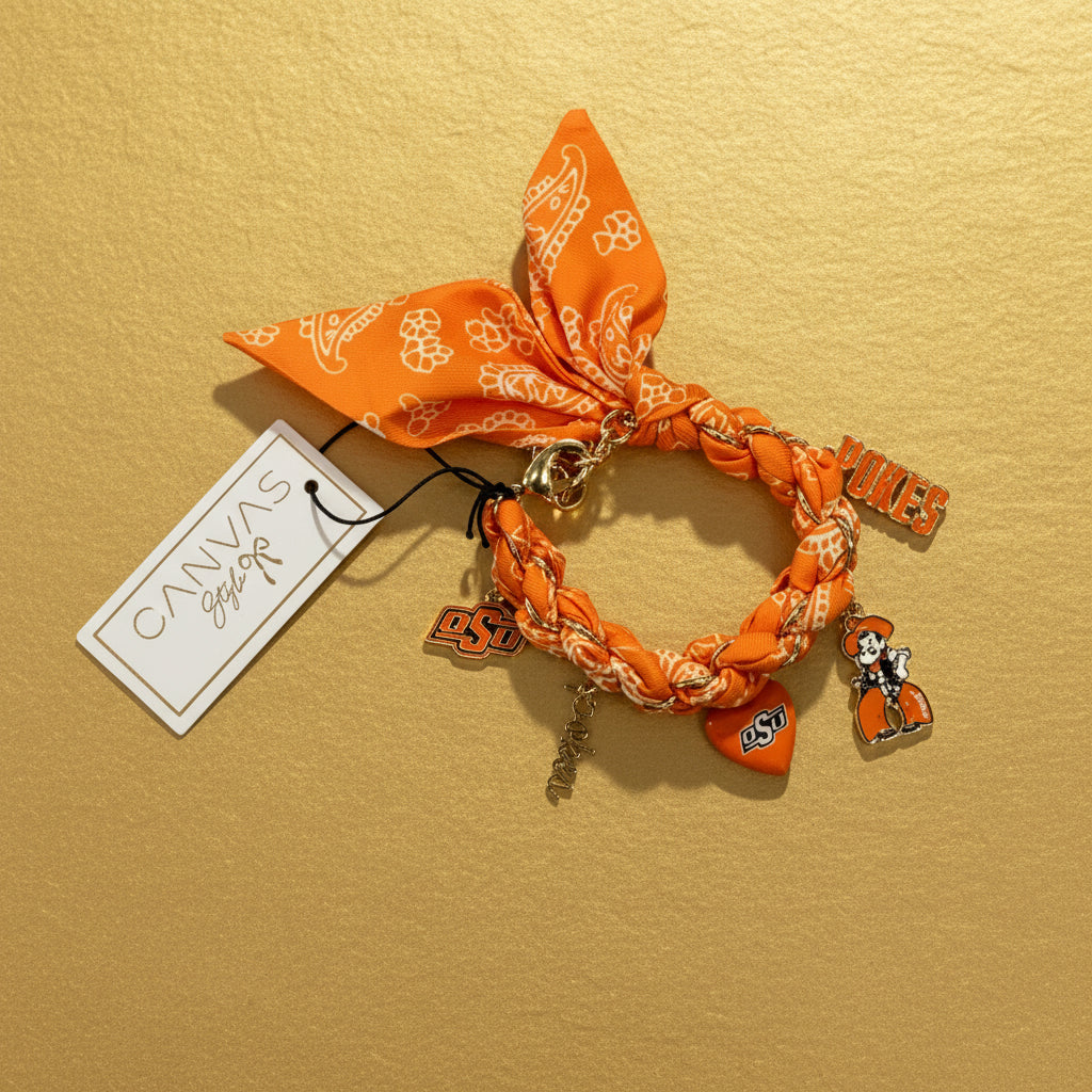 Bandana Charm Bracelet