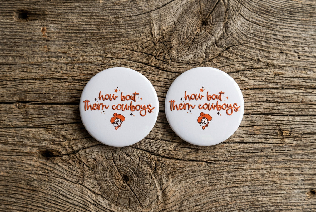 How Bout Them Cowboys Button