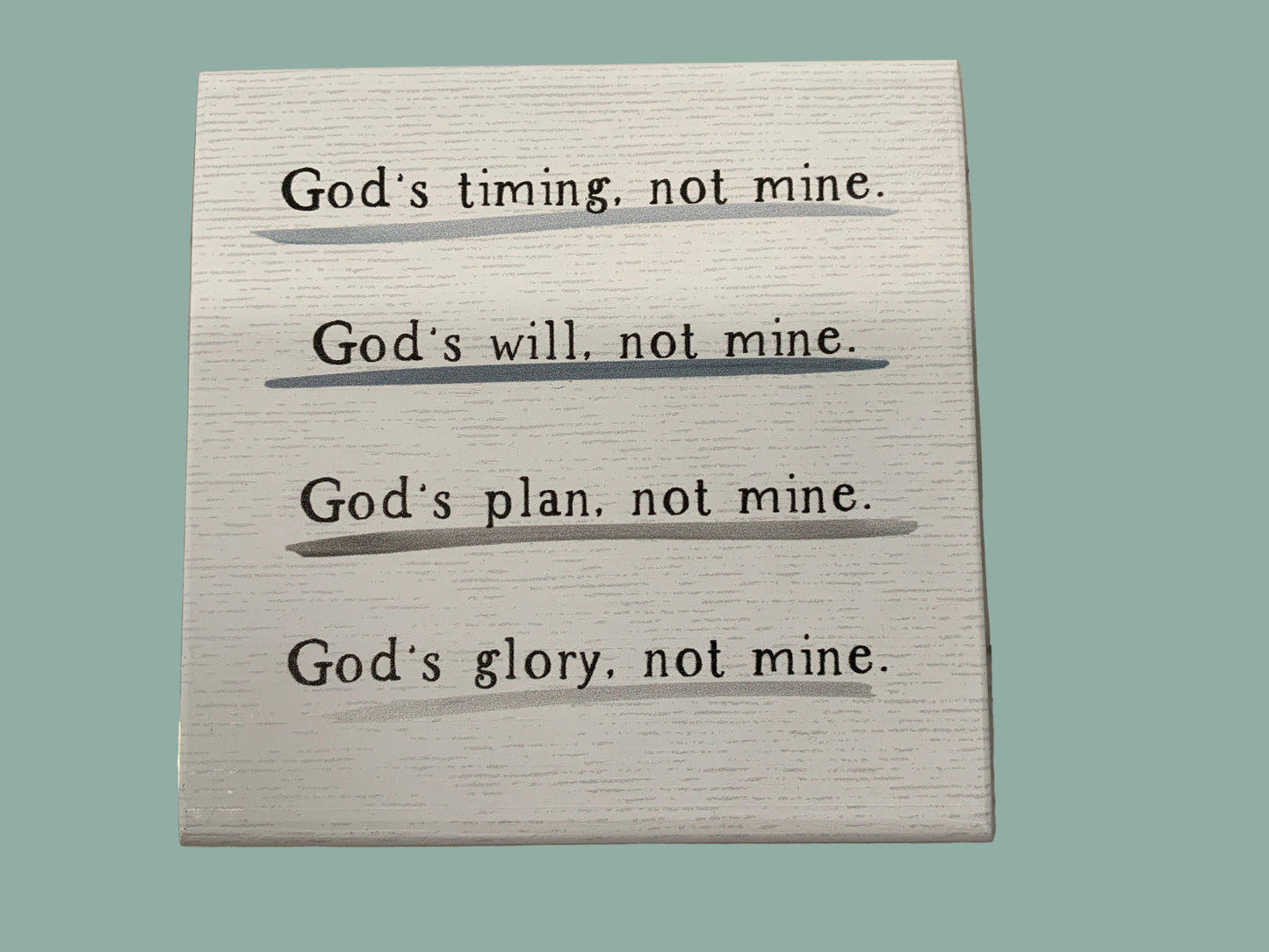 God’s Not Mine