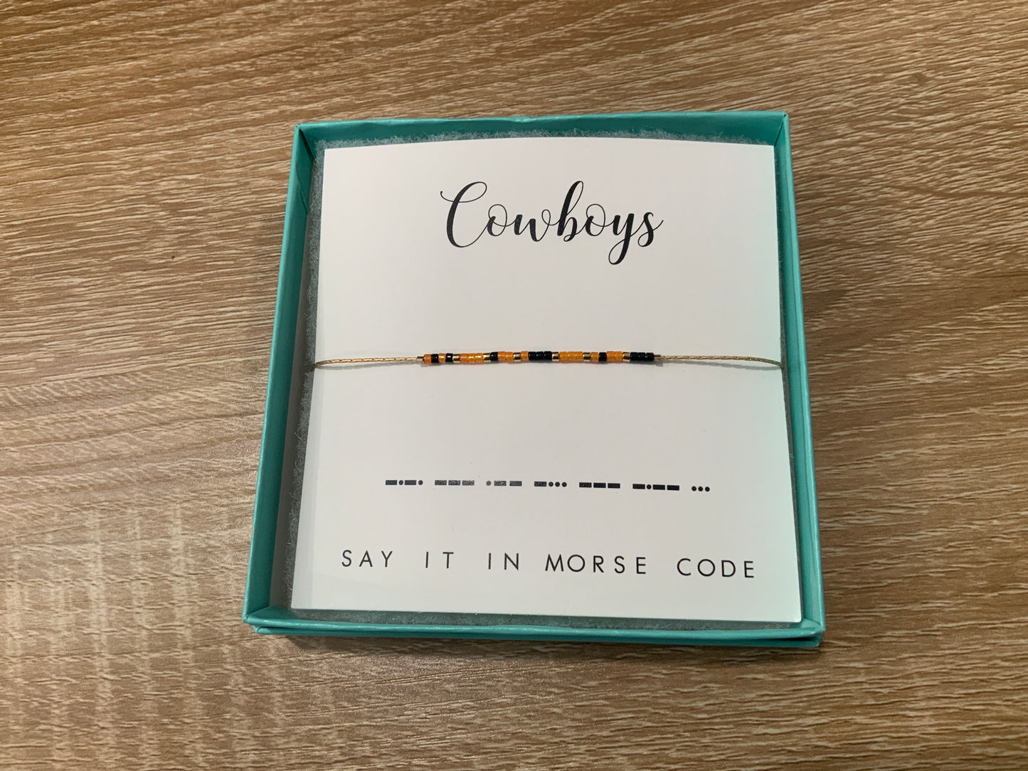 Cowboys Bracelet- Dot & Dash