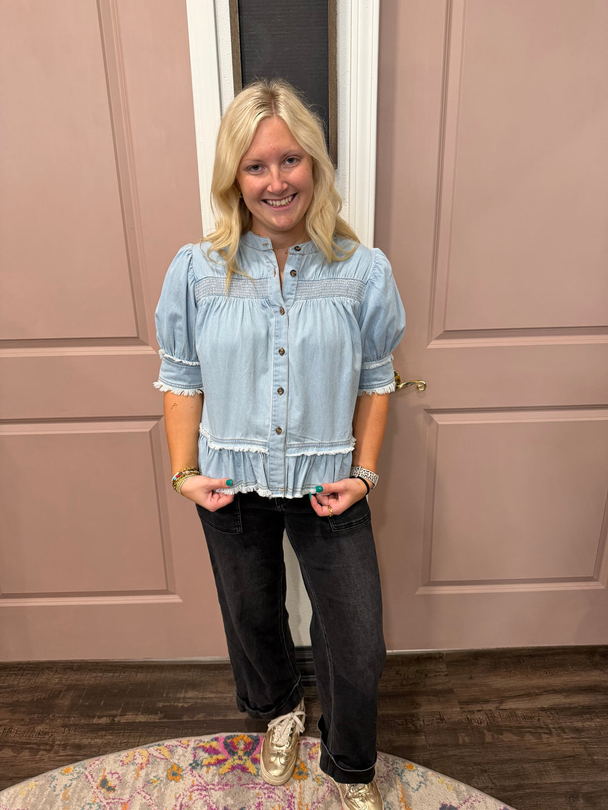 The Westlyn Denim Top