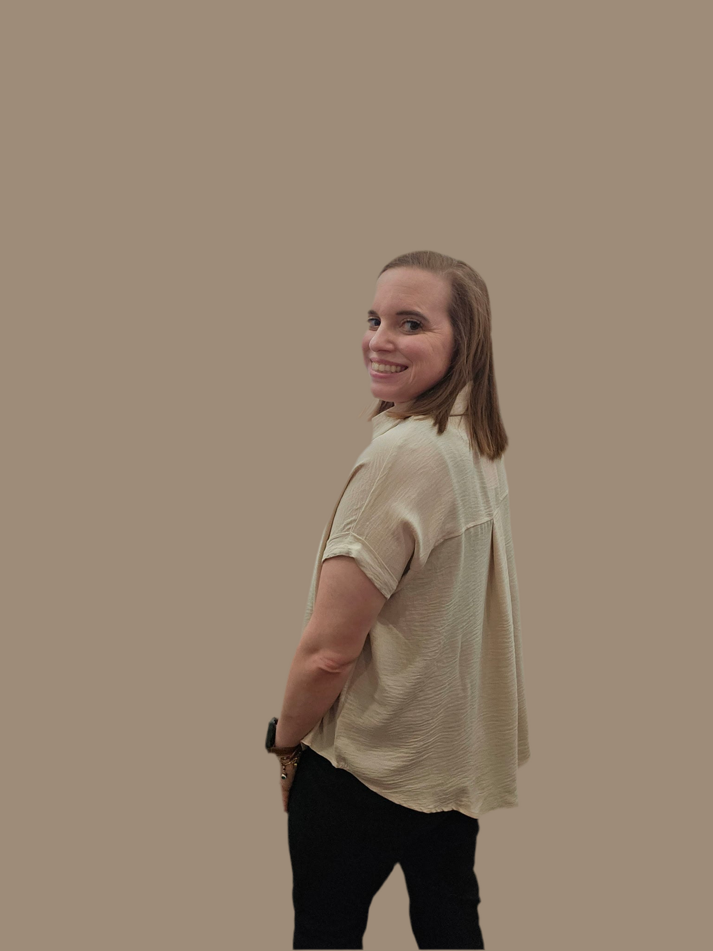 Muted Harmony Collared Top