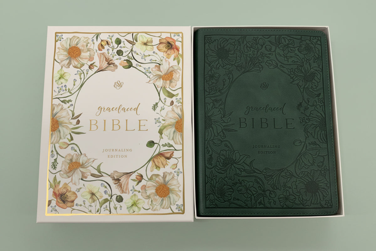 Gracelaced Journaling Green Bible