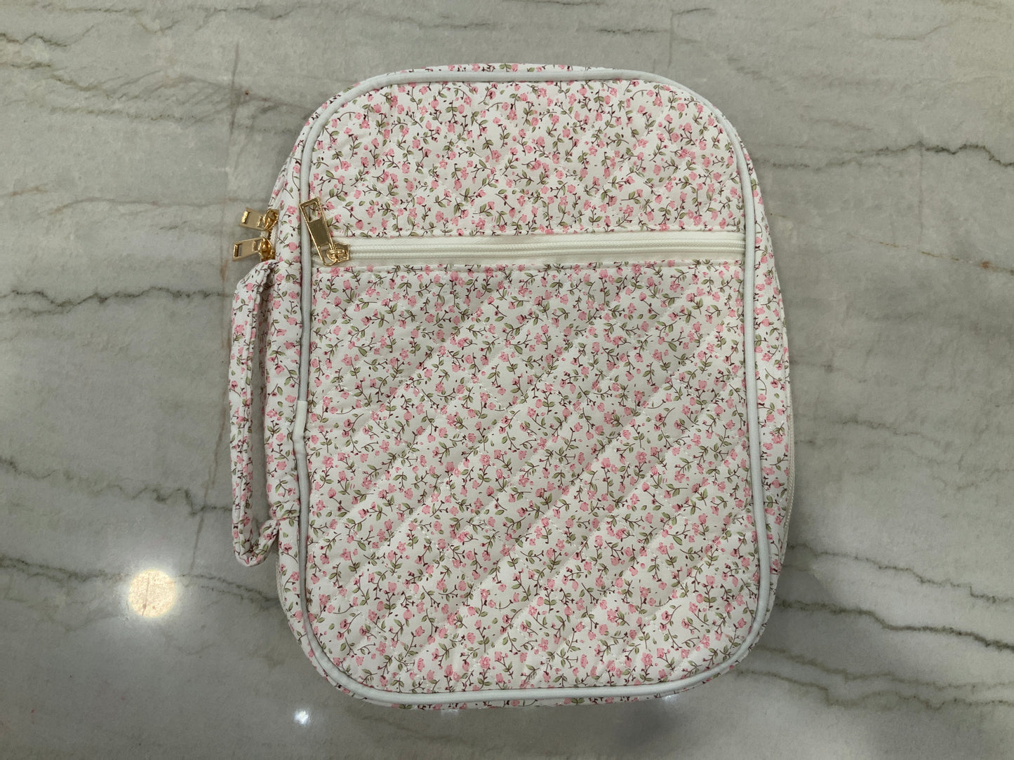 Nash Grey Floral Bible Cover