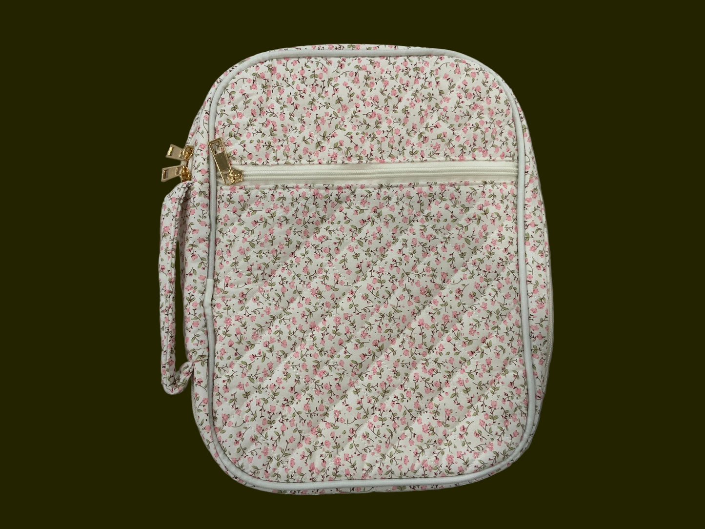 Nash Grey Floral Bible Cover