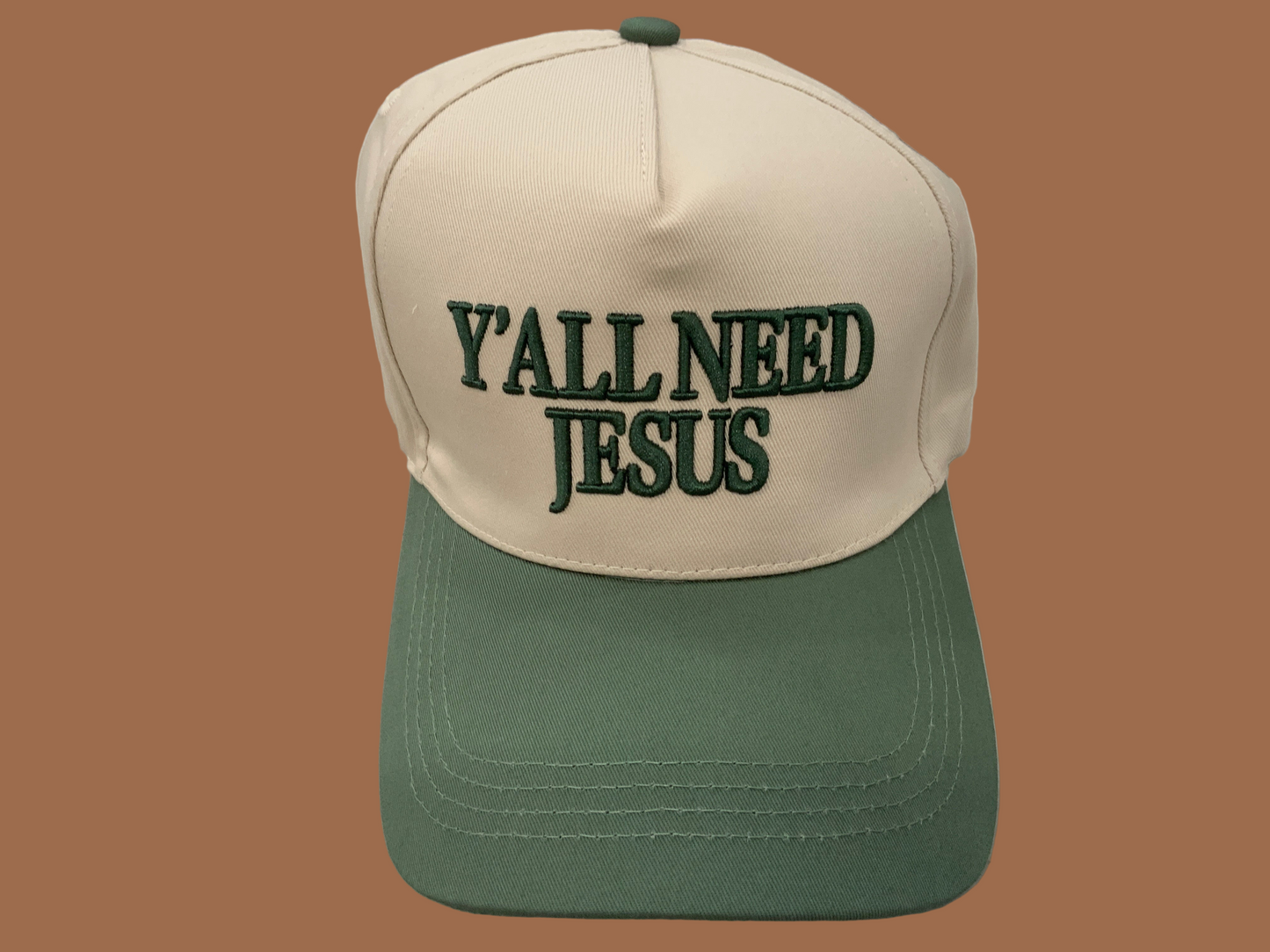 Y’all Need Jesus Hat - Green