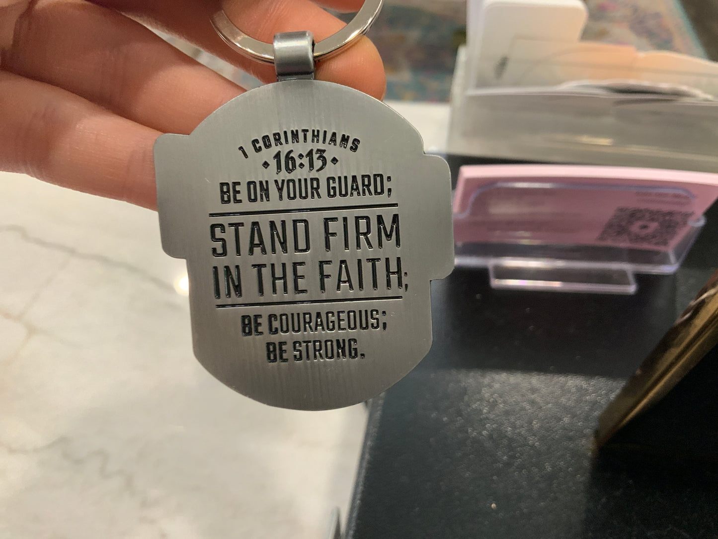 Stand Firm Keychain