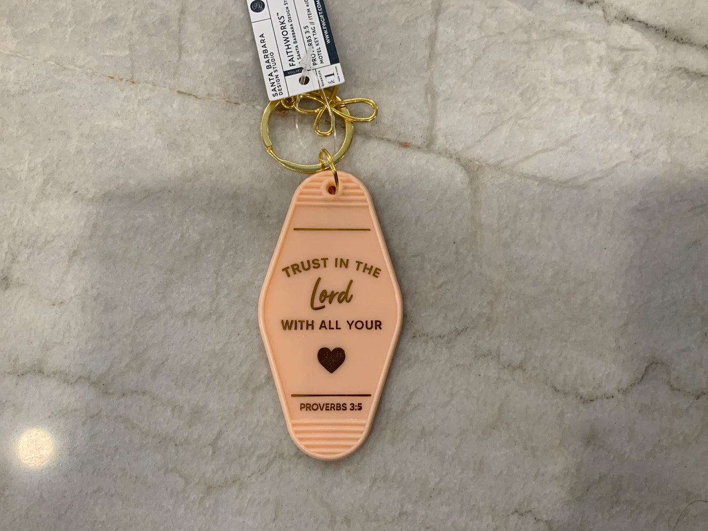 Scripture Keychain Proverbs 3:5