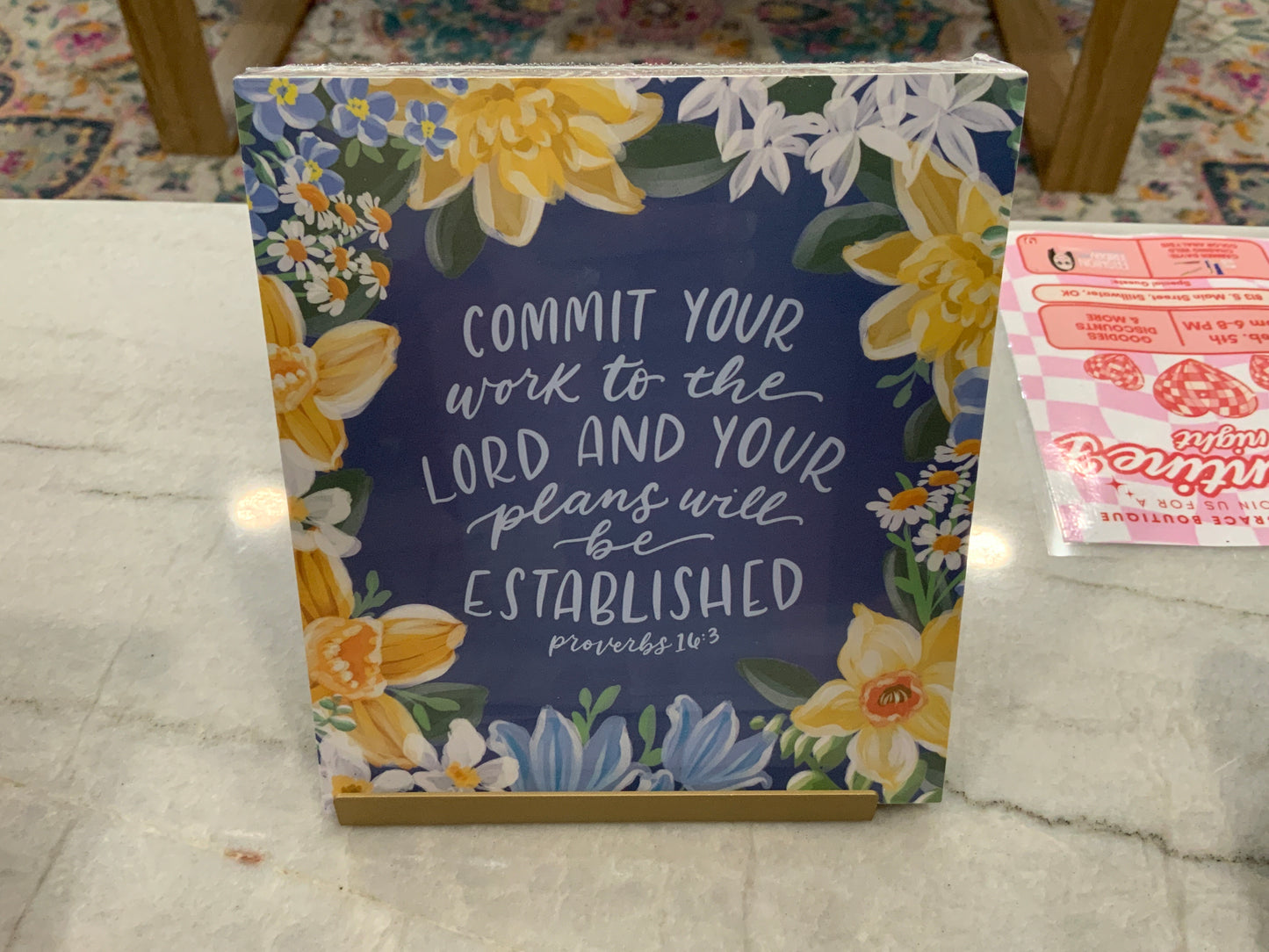 Scripture Cards with Stand