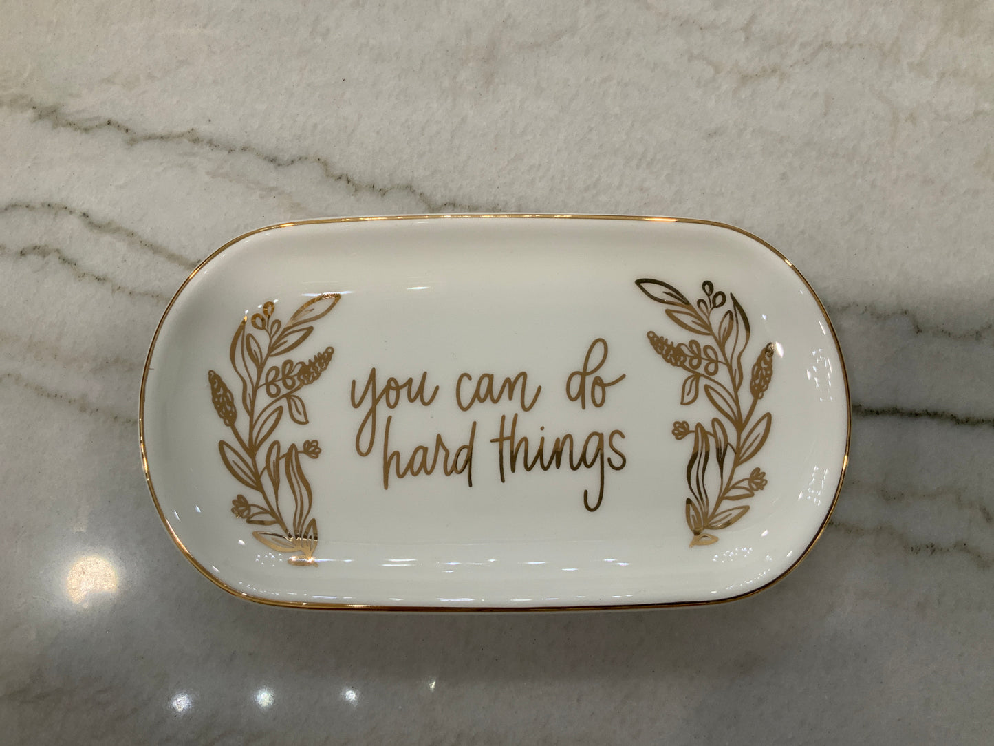 You Can do Hard Trinket Tray