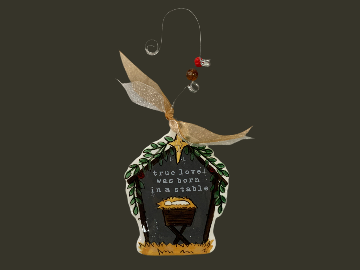 True Love born ornament