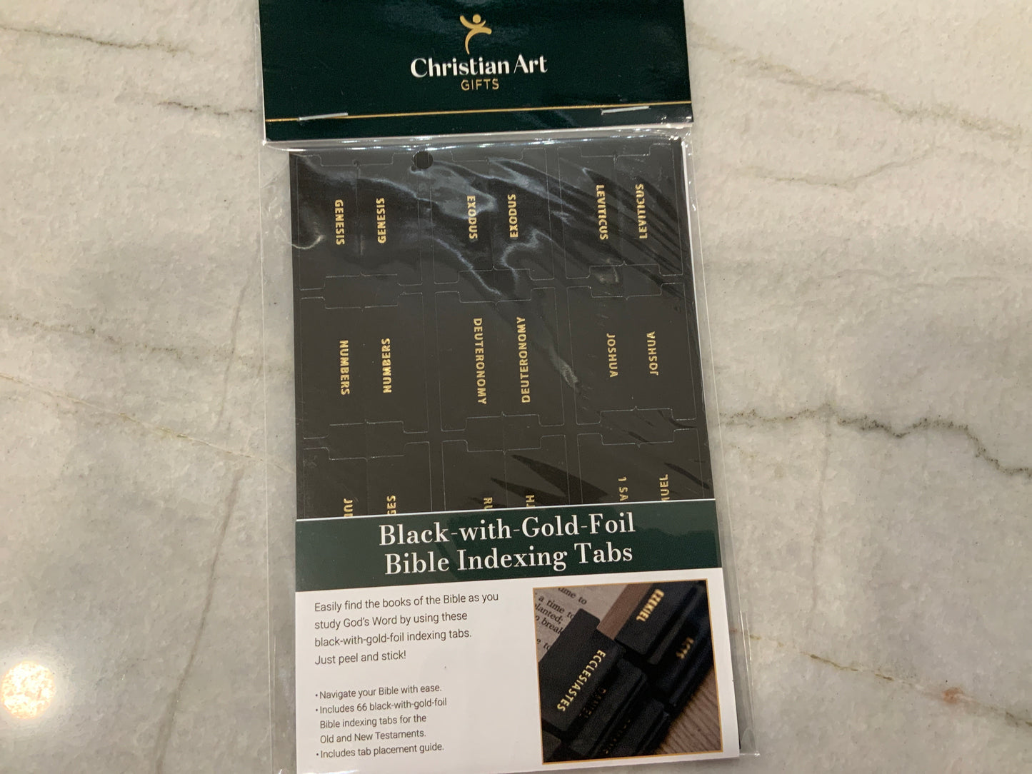 Black W/ Gold Bible Tabs