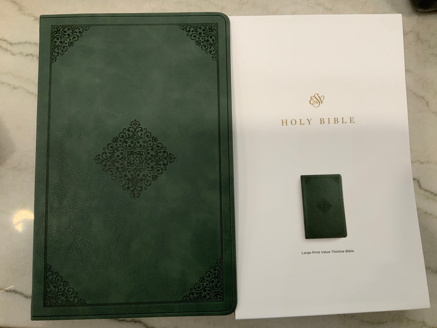 Dark Green Thinline ESV Bible