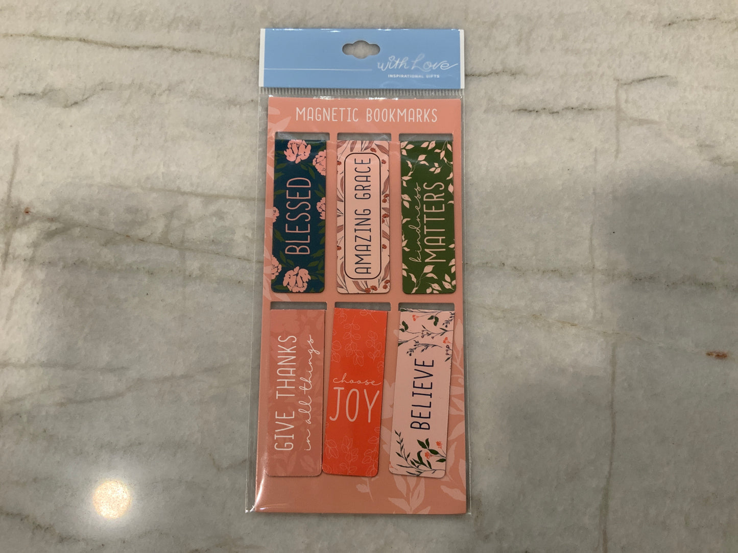 With Love Magnetic Bookmarks