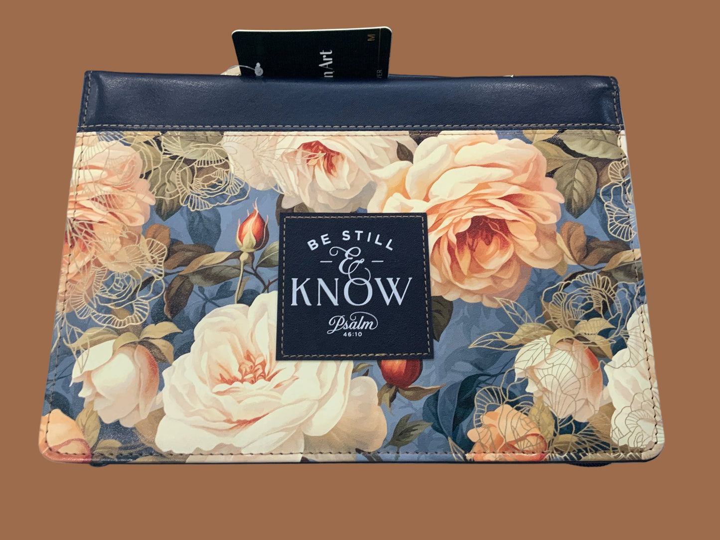 Navy Be Still Bible Case