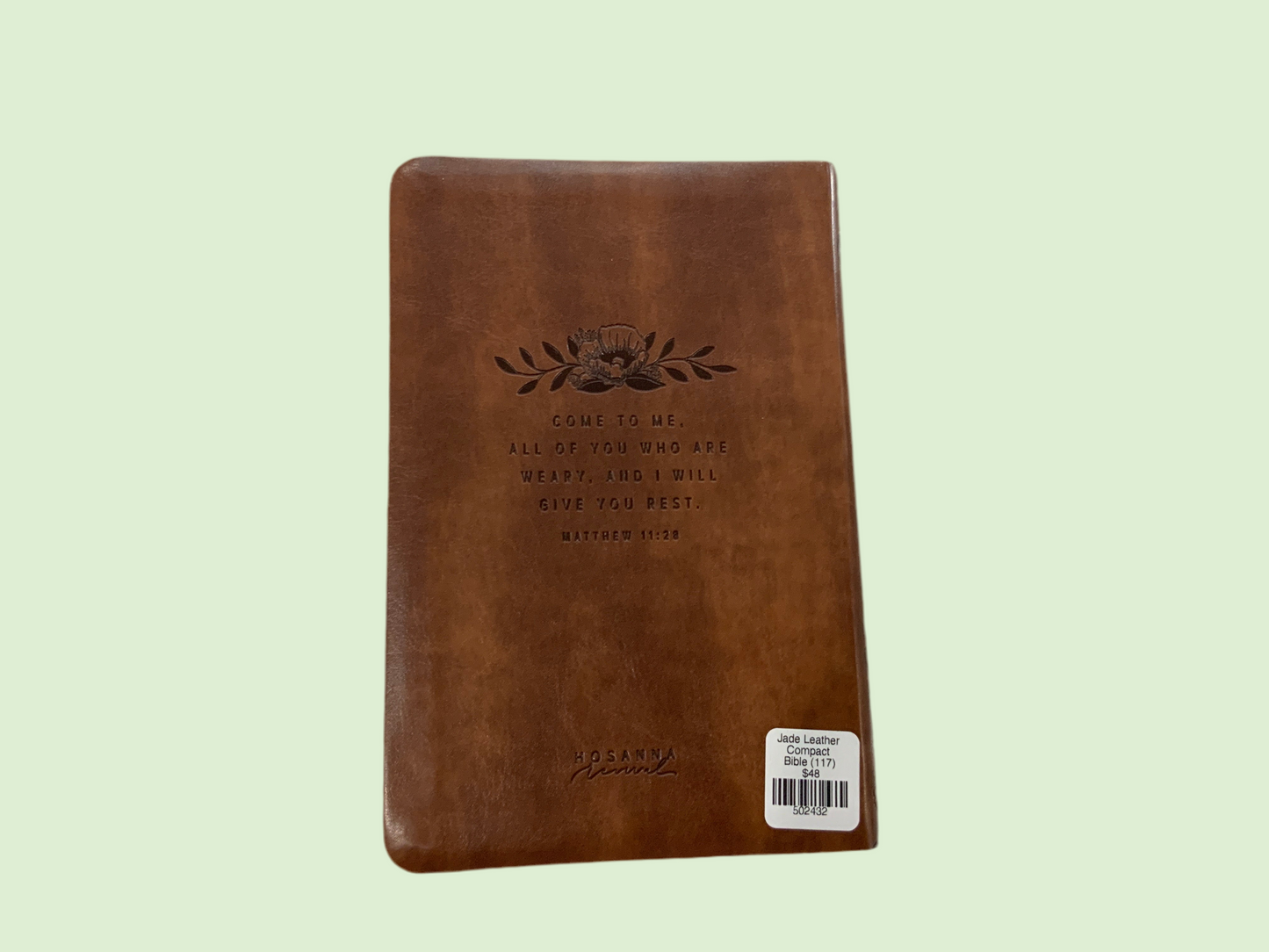 Jade Compact Leather Bible (117)