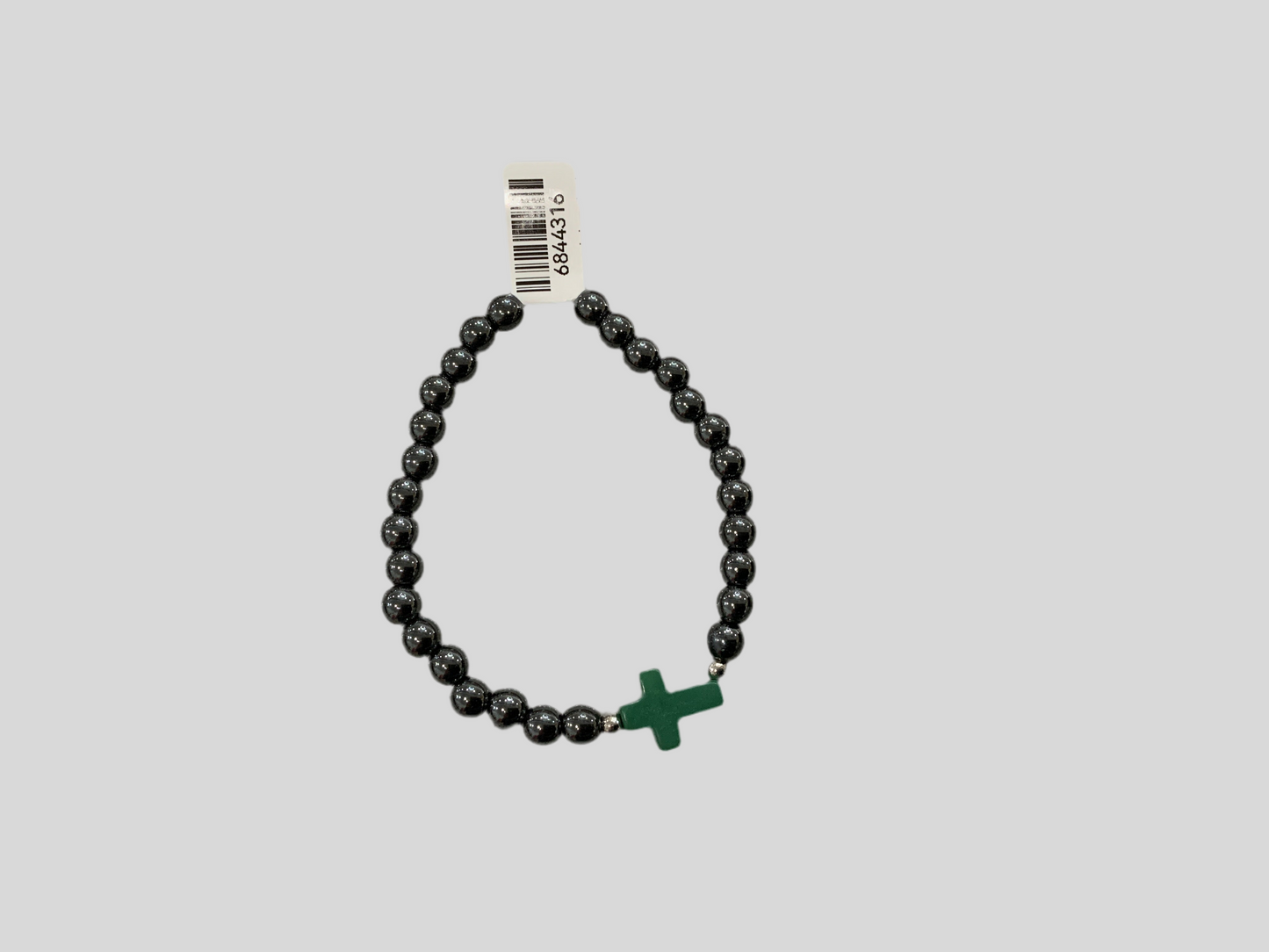 Beaded cross bracelet (multi colors)