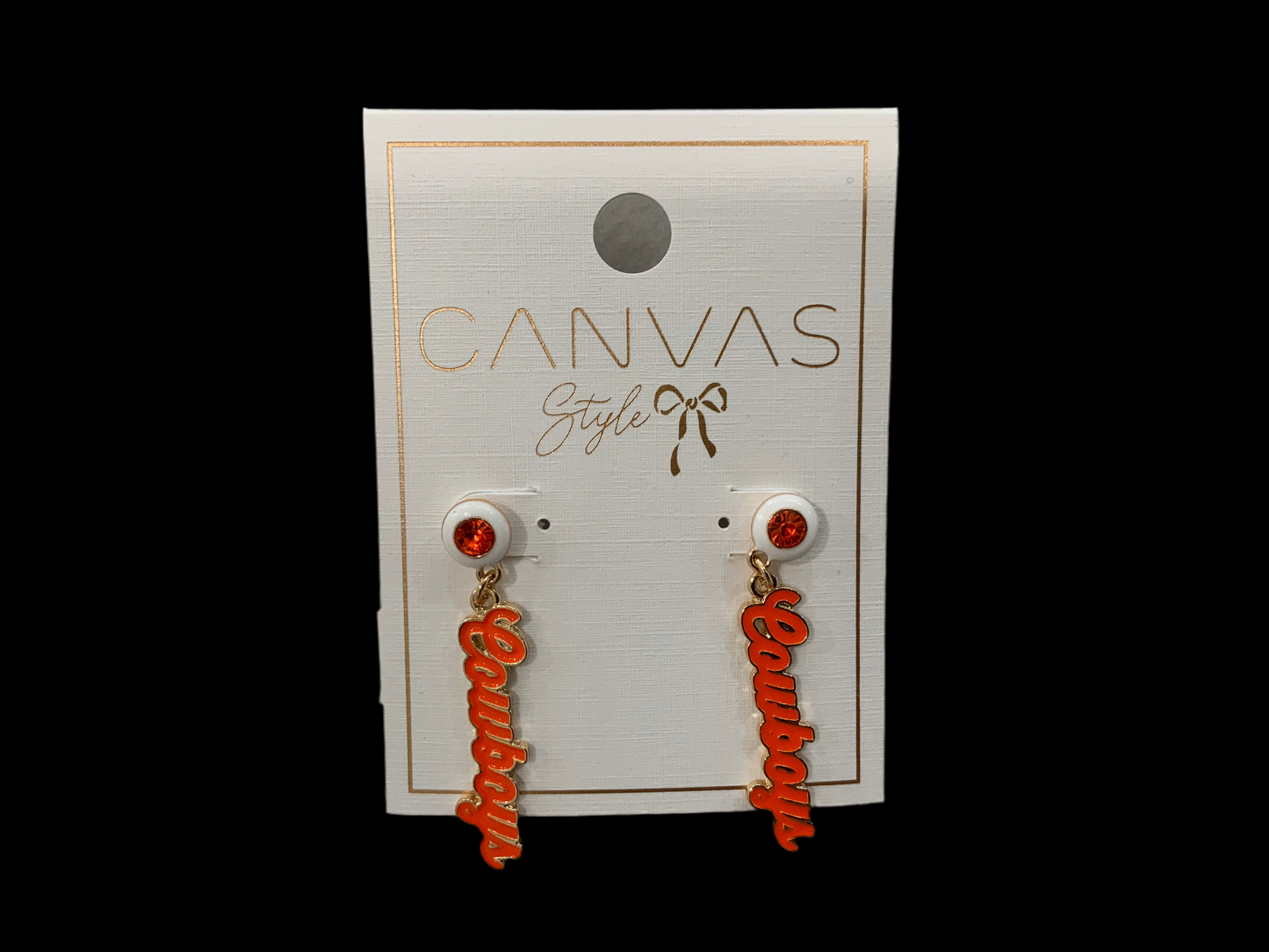 Cowboy Dangle Earrings
