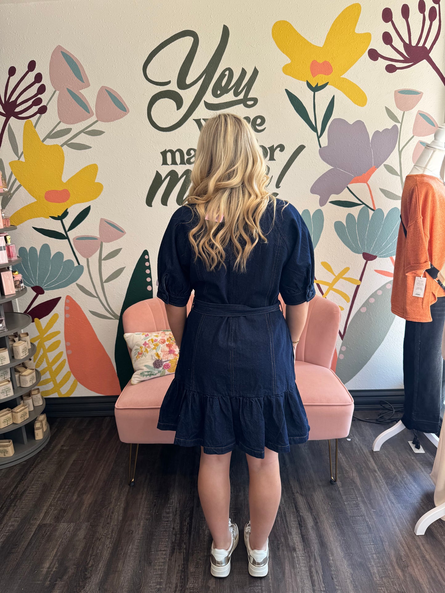 Midnight Stitched Dress