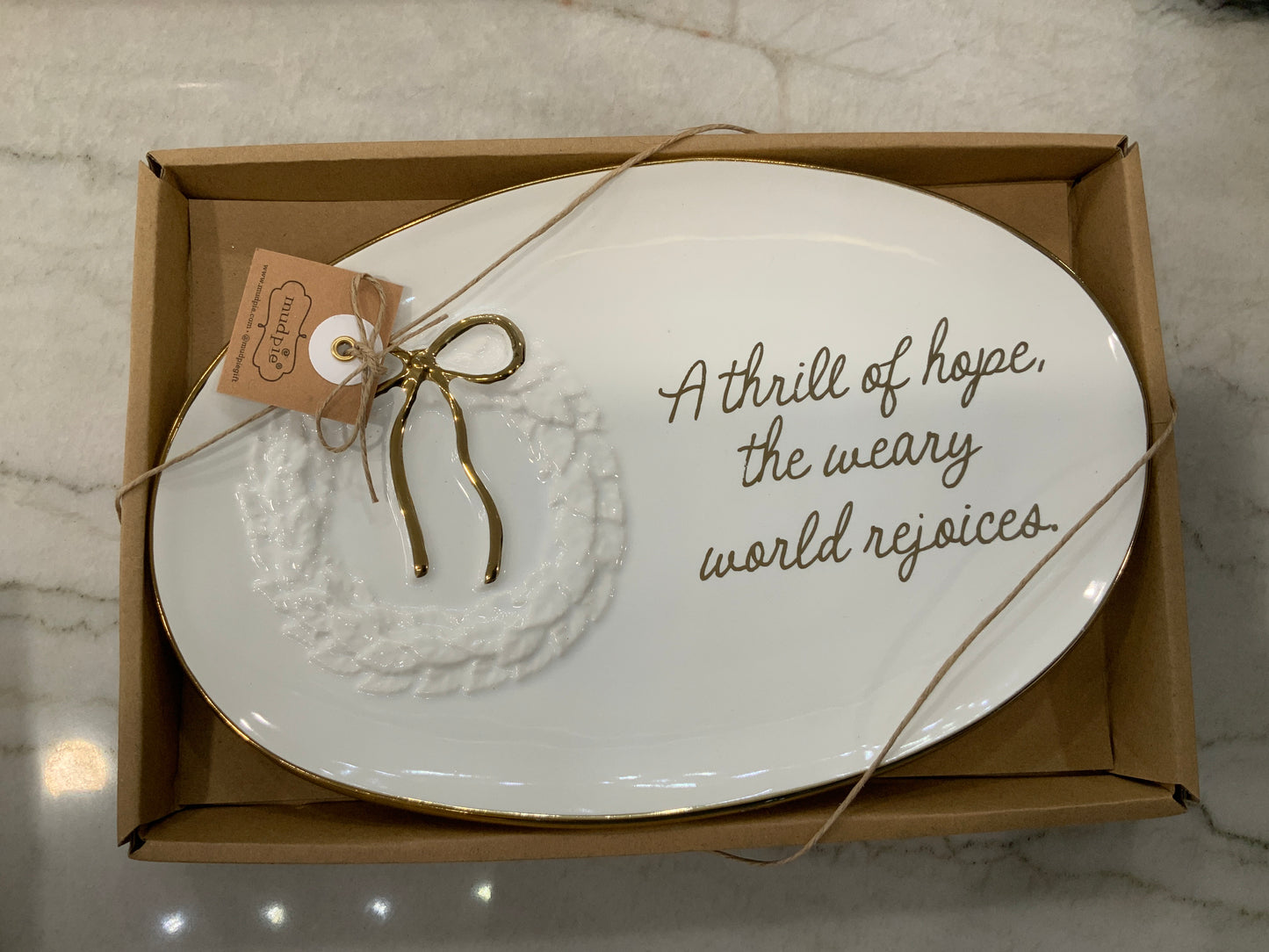 World Rejoices Plate