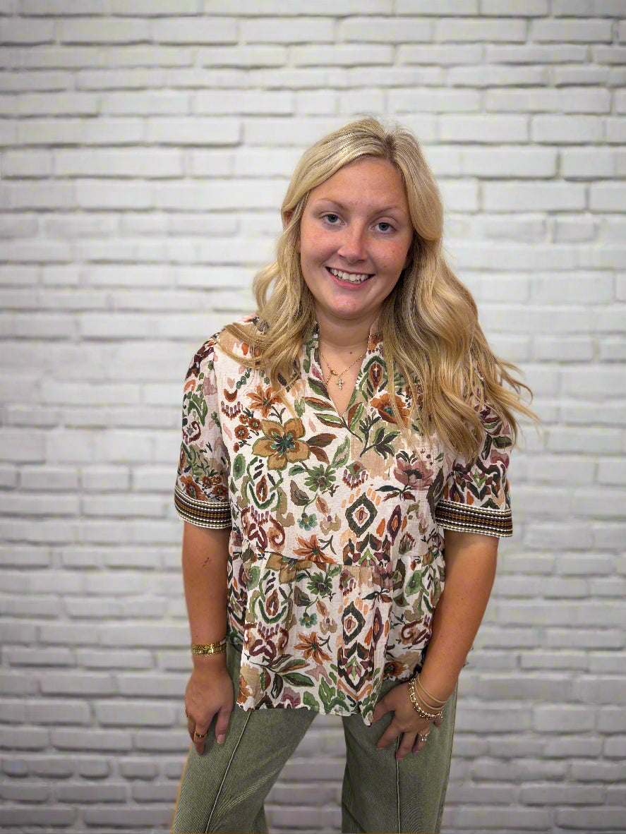 Olive Lucky Lady Top