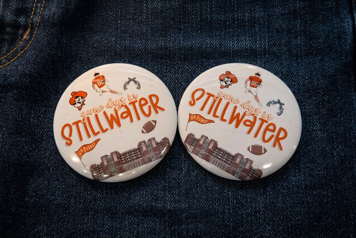 Game days in Stillwater Button