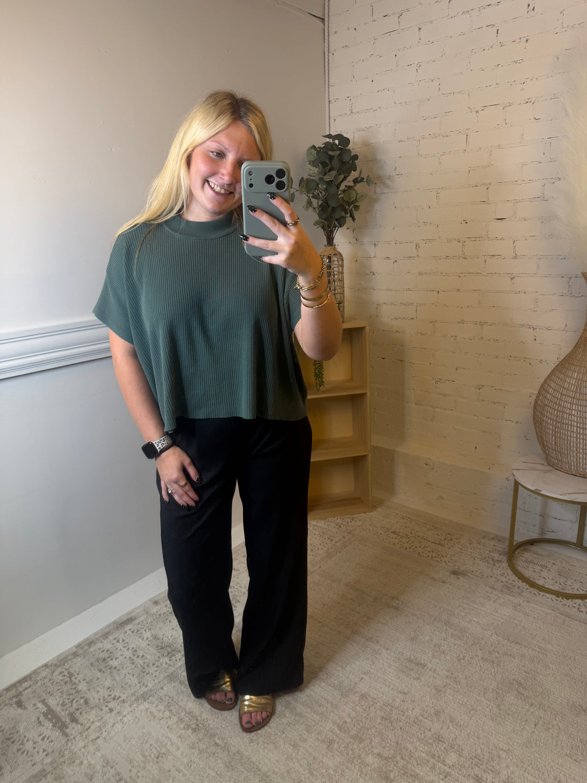 Simply Styled Black Pants (117)