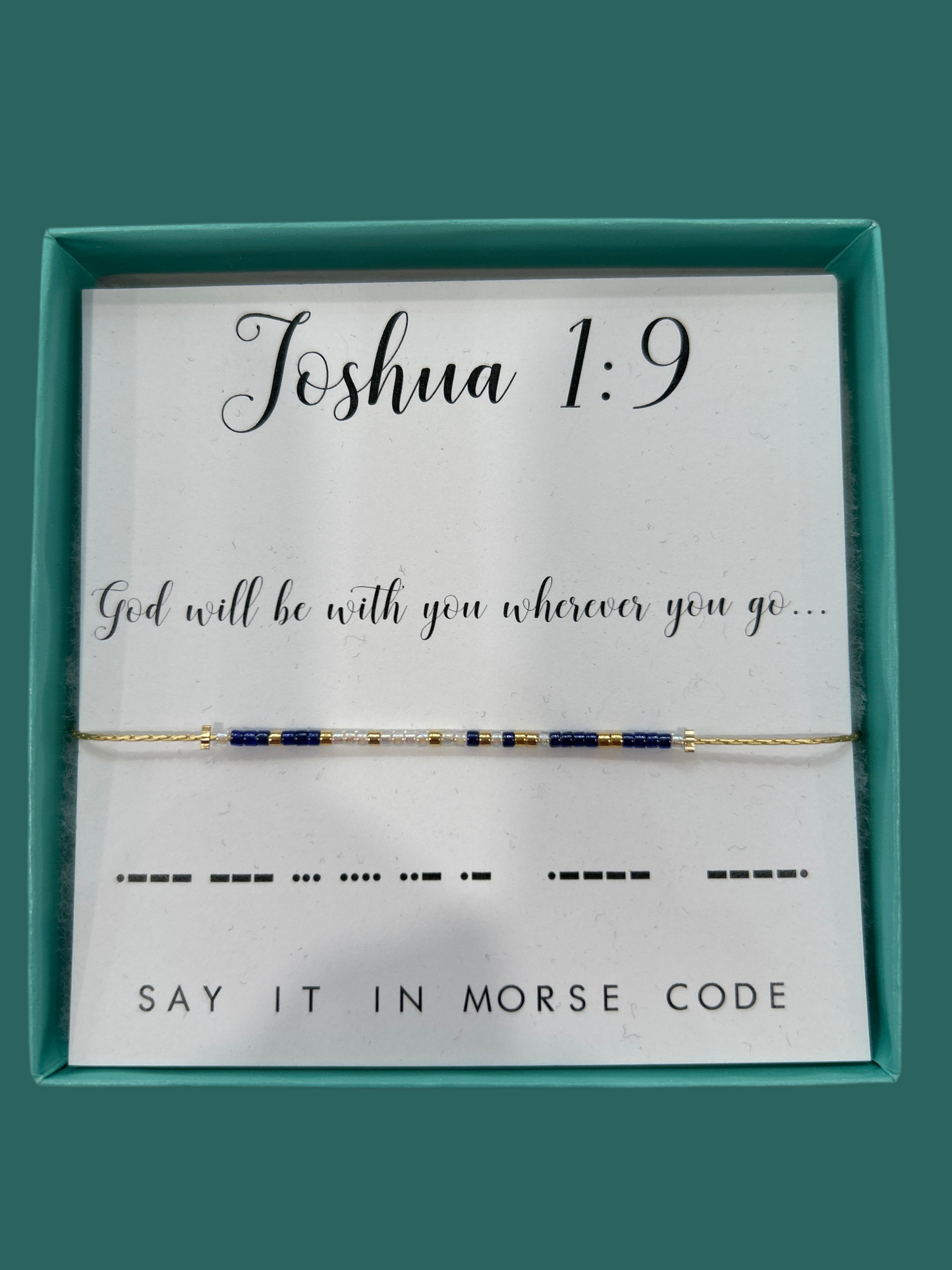 Joshua 1:9 Bracelet - Dot & Dash