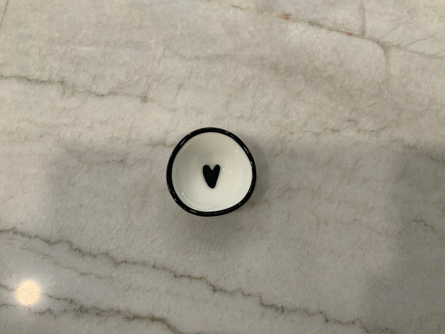 Porcelain Heart Ring Dish